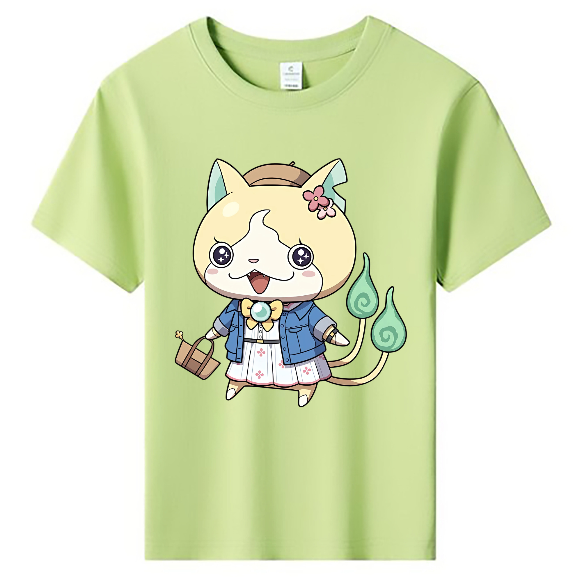 （画像用） 妖怪ウォッチ Yo-kai Watch 綿100％キッズTシャツ（フロントプリント）